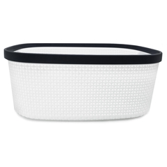 Canasto Plástico, Caja organizadora texturada, baño cocina 12637 - comprar online
