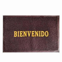 Imagen de Felpudo rectangular, alfombra de bienvenida Goma, Bienvenidos 13124