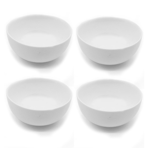 Bowl de porcelana Circular x 4 unidades 13 cm, Cocina, 12820
