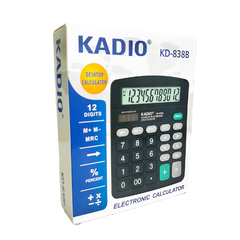 Calculadora Digital, Kadio KD-838B, 12 dígitos a pilas, 13038 - comprar online
