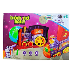 Tren Domino 80 pzs, Tren de juguete c/ladrillos, Domino Rally Space 12844 - comprar online