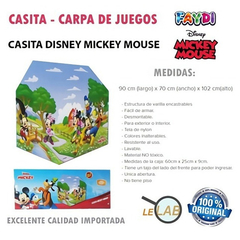 Casita de Lona Mickey Mouse 10220 en internet