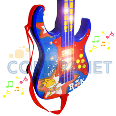 Guitarra Eléctrica infantil, juguete c/Luz y sonido Economica 13207 - comprar online