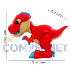 Dinosaurio Rex Con Sonido, Dino Troop Kids Coleccionable 12847 - tienda online