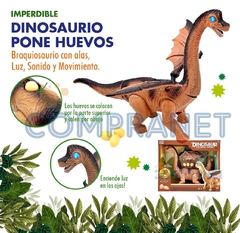 Dinosaurio Braquiosaurio con Alas y Huevos 11346 - Compranet