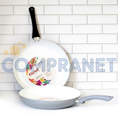 Sarten con Ceramica Antiadherente Negro Linea Soft 30cm 11524 - comprar online