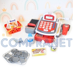 Caja registradora juguete con Accesorios y Micrófono, 7514 - tienda online