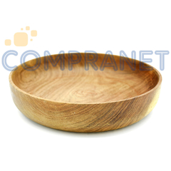 Fuente de madera algarrobo, 24 cm diámetro, 11805 - comprar online