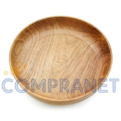 Fuente de madera algarrobo, 20 cm diámetro, 12063 - comprar online