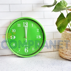 Imagen de Reloj de pared Analógico de PVC, 28 cm diámetro, 3 colores 12709
