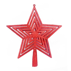 Puntal Estrella Brillante para Arbolito, 23 cm, Deco Navidad 12787 - comprar online