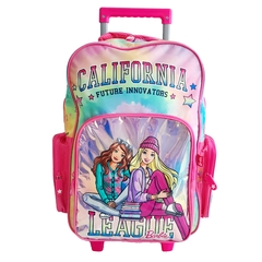 Mochila Escolar 17 pulgadas, C/Carrito “Barbie”, Original Wabro 13034 en internet
