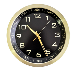 Reloj de pared Analógico de aluminio, Grande 35 cm diámetro, 13100 12425 - comprar online