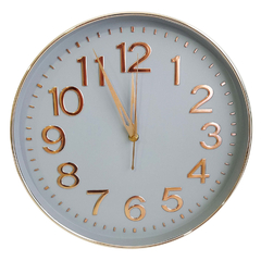 Reloj de pared, analógico 31,5 cm, diámetro, PVC 12988 - comprar online