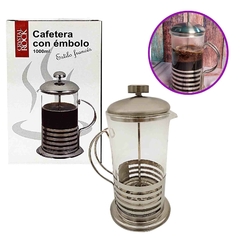 Cafetera Embolo Base de Acero 1000ml 10687 - Compranet