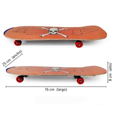 Skate Doble Dibujo 76 x 25 con Putera 10767 - comprar online
