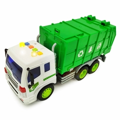 Camión recolector de residuos a fricción, con luz y sonido, 1:16, 10018 - comprar online