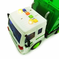 Camión recolector de residuos a fricción, con luz y sonido, 1:16, 10018 - comprar online