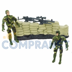 Set Militar, con soldados, armas y accesorios, 12836 - Compranet