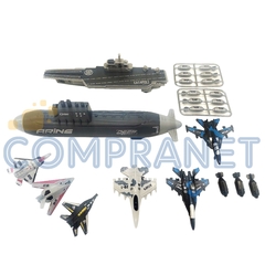 Set de Portaaviones y Submarino, juguete naval con lanzamiento, 12840 - comprar online