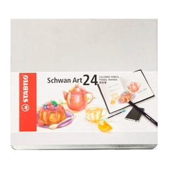 Lápices de Colores Stabilo Schwan, Lata x 24, Ideal sombreado, 12342 en internet