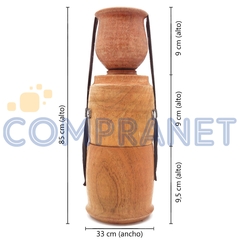 Equipo de Mate Triple Madera Algarrobo 11602 - Compranet