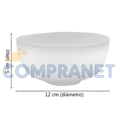 Bowl de porcelana Circular x 4 unidades 12 cm, Cocina, 12817 - tienda online