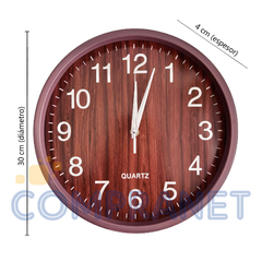 Reloj de pared, analógico 30 cm, diámetro, 13062 en internet