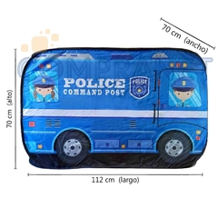 Pelotero Infantil Bus Policía, incluye 50 pelotas, 11010. - tienda online