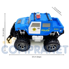 Camioneta Policía 4x4 Control remoto, Pilas 12098