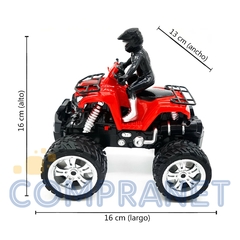 Imagen de Cuatriciclo Moto Juguete Control remoto, Gira 360º 12622