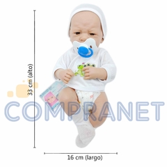 Bebé Real Abril/Santi, recién nacido, Casita de Muñecas, 12028 - tienda online