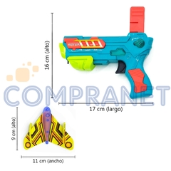 Pistola multifunción Lanza Aviones y balines, 12381 - Compranet