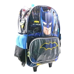 Mochila escolar con Carrito “Batman” 18 pulgadas, original Cresko, 12314 - tienda online