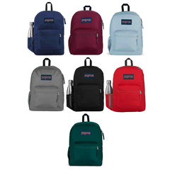 Imagen de Mochila Jansport Cross Town, Lisas Colores, 26L originales 12805