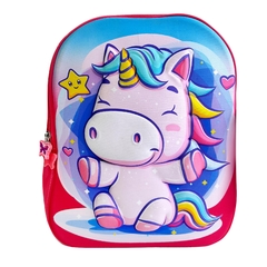 Mochila Escolar 12 pulgadas estampa infantil frente 3D 13542