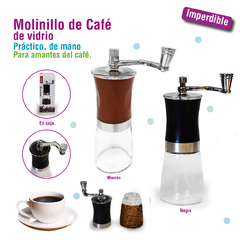 Molinillo Cafe de Vidrio 10566 - comprar online