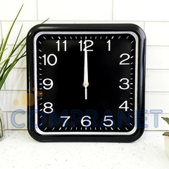 Reloj de pared, analógico, Cuadrado, 25x25 cm 12914 - comprar online