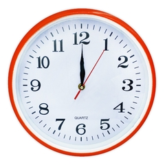 Reloj de pared Analógico, 30 cm diámetro, 12411