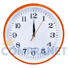 Reloj de pared Analógico, 30 cm diámetro, 12411 - tienda online