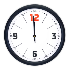 Reloj de Pared Analógico de PVC, 30 cm diámetro, 12720 - tienda online