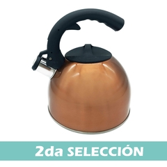 Pava Silbadora de acero inoxidable, 3 litros, 2DA SELECCION 12044