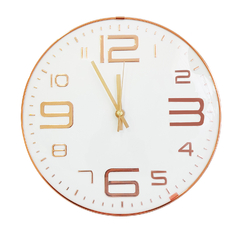 Reloj de pared, analógico 30 cm diámetro, Vidrio Cóncavo 13105 en internet
