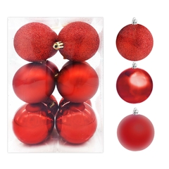 Bolas Navideñas Set x 12 Piezas, adornos Deco navidad 12791 - comprar online