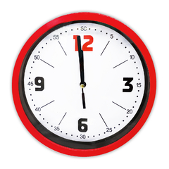 Imagen de Reloj de pared Analógico de PVC, 20 cm diámetro, 12718