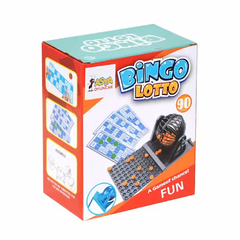 Bingo Chico en Caja, con 12 cartones y 90 bolillas, 12509 - tienda online