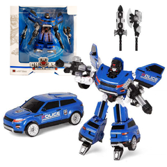 Robot Auto Patrullero Transformers Policía, con accesorios 13174