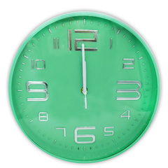 Reloj de pared Analógico de PVC, 30 cm diámetro, 12715 en internet