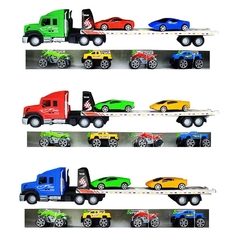 Camión Transportador, Grande, incluye 6 Vehículos 12604 - comprar online