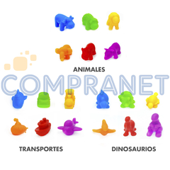 Figuras para contar animales, dinosaurios y transporte Magnific, 11790 en internet